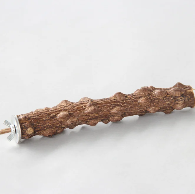 Natural Prickly Pepper Wood Grinding Claw Rod Perch Rod Parrot Bird Standing Rod Cage Accessories