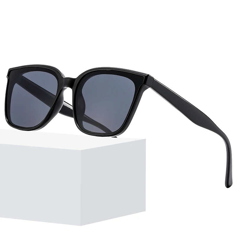 2023 модные классические черные солнцезащитные очки дешевые оправы ПК унисекс для женщин и мужчин