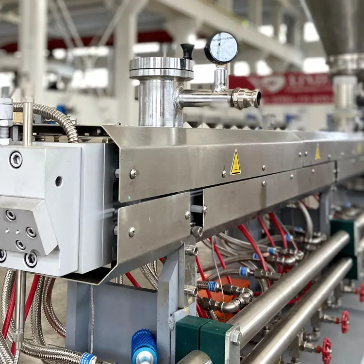 Plastic Granulator Machine Recycling Pelletizing Plastic Filler Masterbatch Plants Manufacture