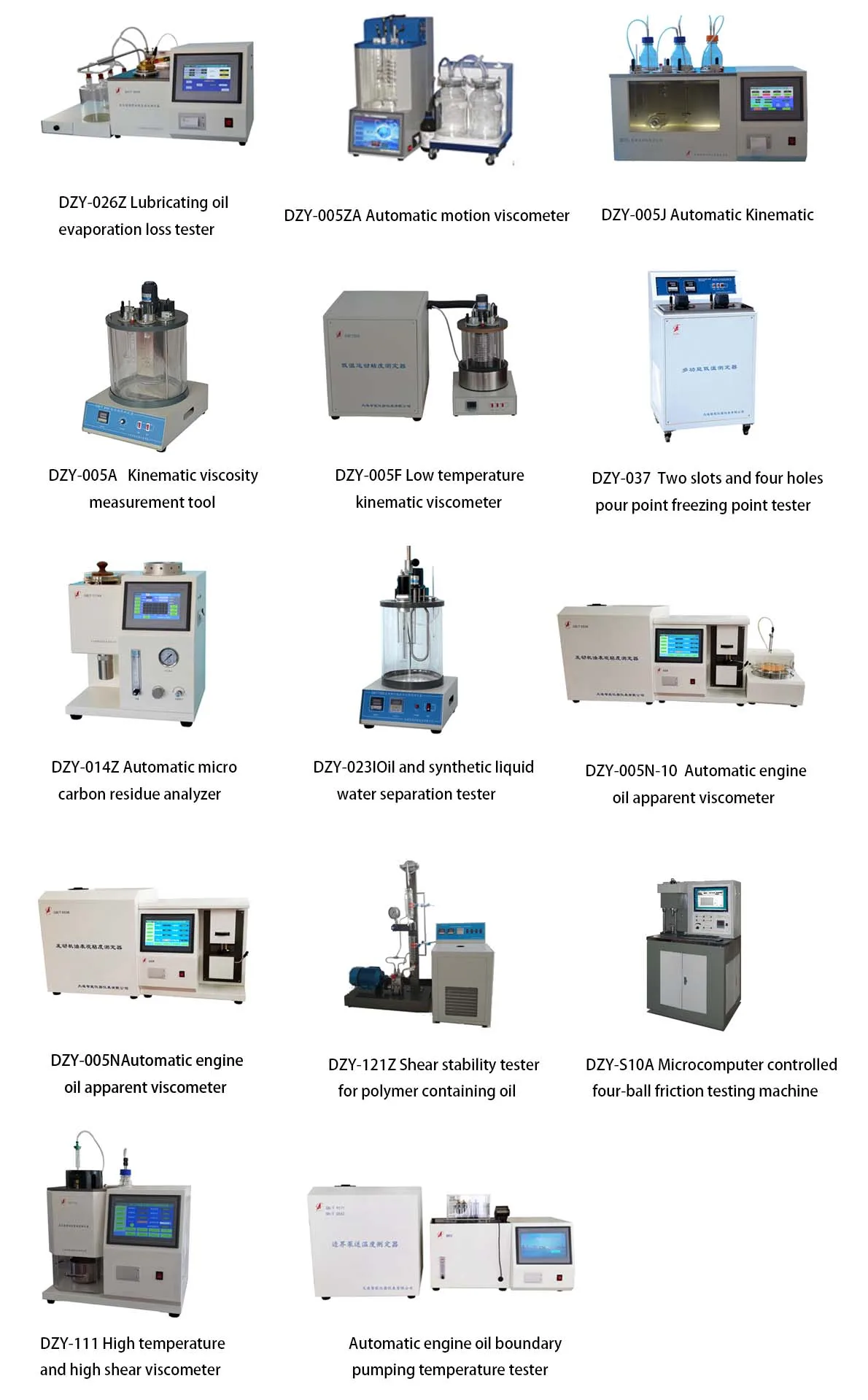 DZY-121Z Shear stability tester for polymer containing oil