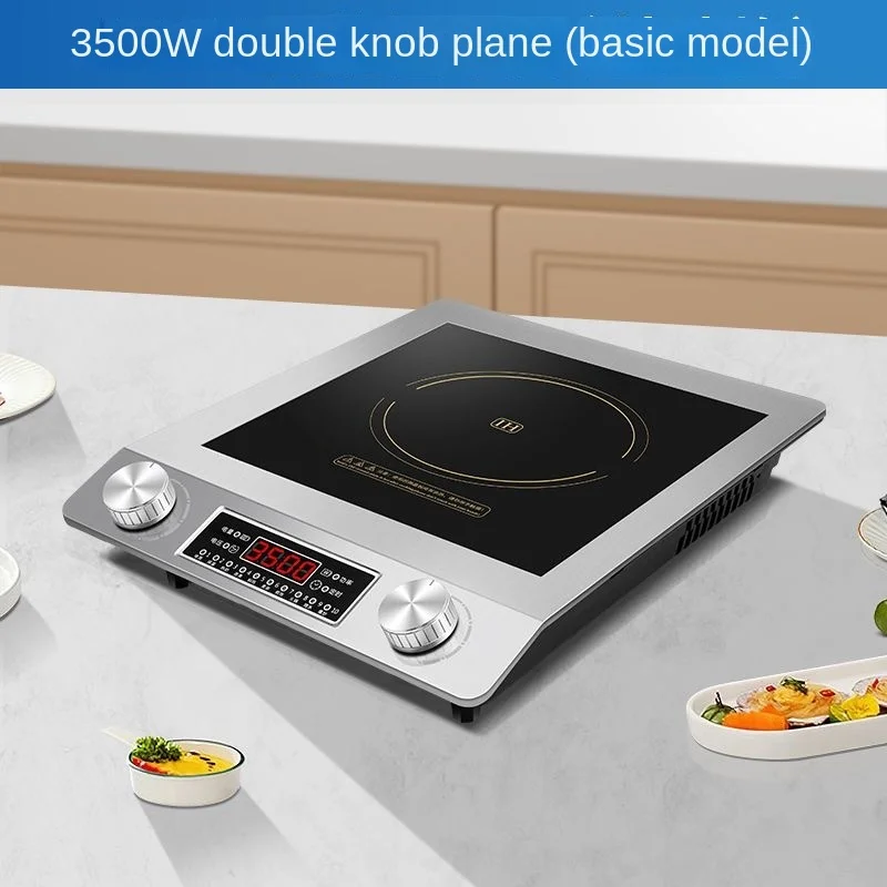 Dual Hot Electric Infrared Ceramic Cooker Stove Portable 3500W Power Digital Touch Stainless Steel Housing Kitchen Appliance