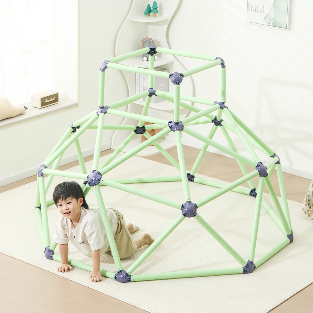 High load bearing safety plastic 7.4 FT climbing frame climbing tower active toys train outdoor playground climbing equipment