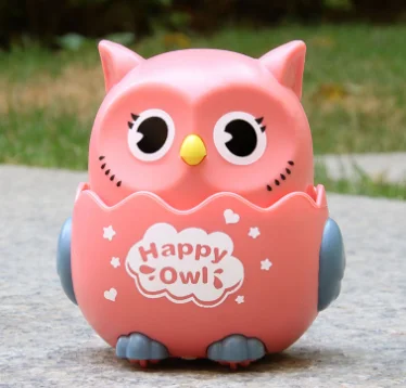 Hot Owl Vehicle Mini Cars Press Sliding And Go Toy For Kids Cute Baby Educational Toy Pressing Cartoon Motorcycle Animal Toy