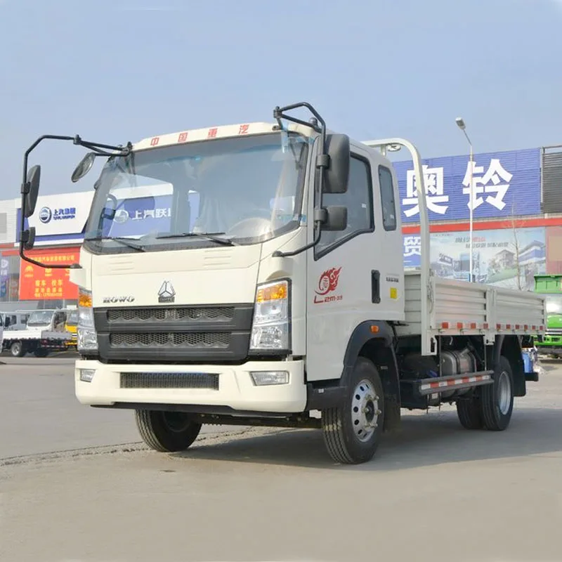 China Sinotruk 4 Ton 9 Ton Mini Cargo Box Tipper 4x2 6x4 Small Cargo Trucks For Sale