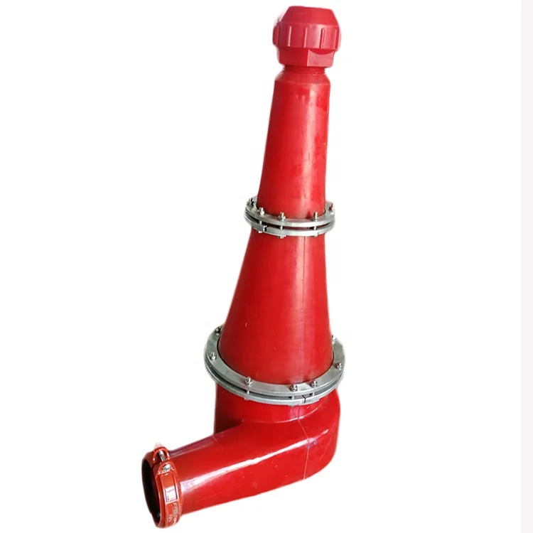 Large Capacity Gold Washing Mineral Separator Polyurethane Hydrocyclones