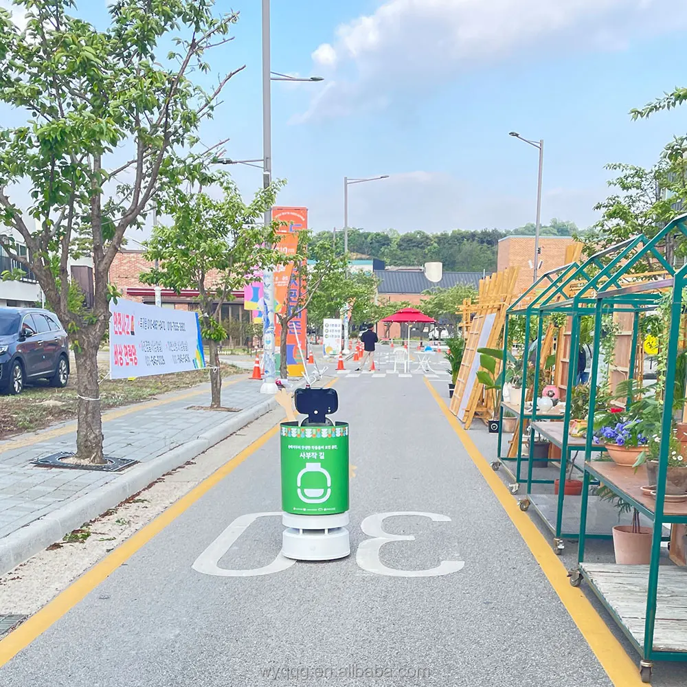 Segway Humanoid Smart Service Robot For Restaurant And Reception Customer By Auto Charge