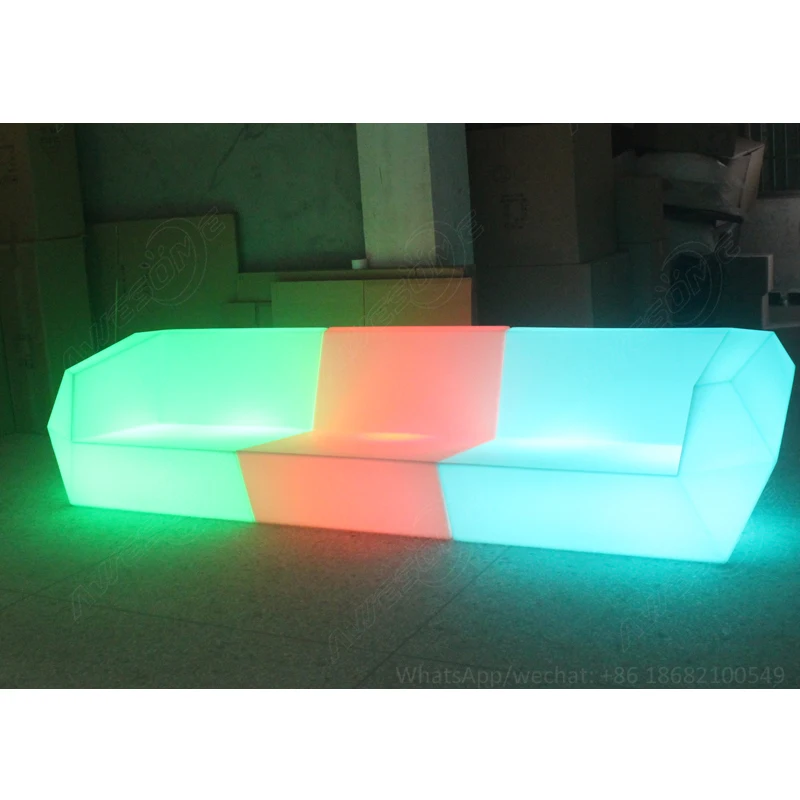 Уличное светодиодное освещение для мебели, 16 меняющихся цветов, комплект мебели с подсветкой, барная мебель с подсветкой