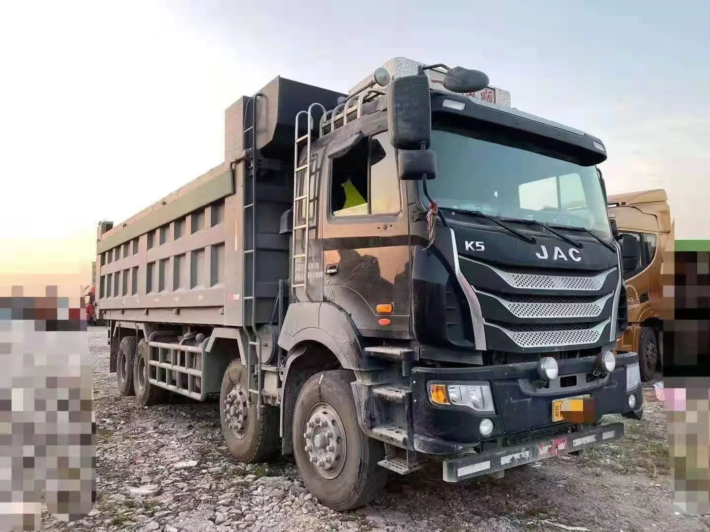 Для подъемных блоков 6x4 JAC самосвал саморазрядки грузовик