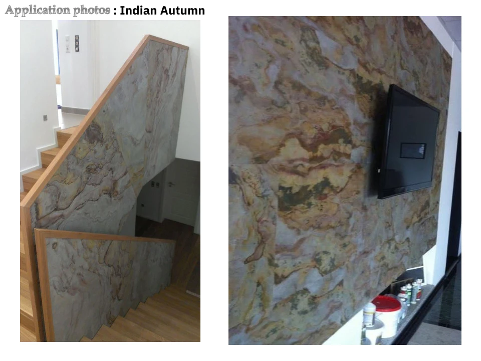 Decorated Laminated Star Galaxy Marble Veneer Mica Laminated Sheet Stone Wall Cladding High Quality Exclusive Marble Veneer