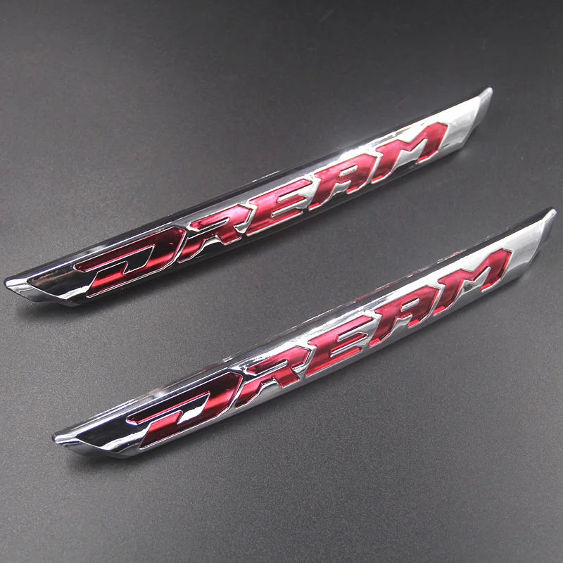 Manufacture Custom logo ABS Plastic motorcycle cars emblem stickers