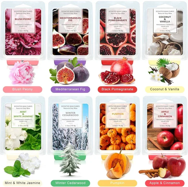 Organic Wax Soy Melts Fragrance Manufacturers wax melt cubes
