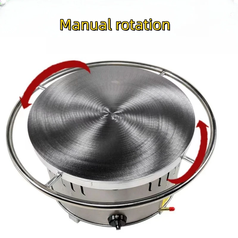 Best selling super large pancake baking tray gas circular pancake machine professional