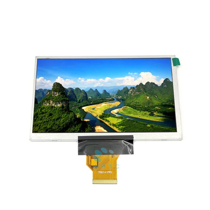 Изготовленный на заказ тонкопленочных транзисторах тонкоплёночных RGB 50pin 800x480 дисплей Панель 7 дюймовый