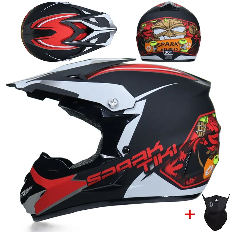 New Arrivals Motorcycle Helmets Abs Unisex Dot DH Motorcycle Racing Helmet Off-road