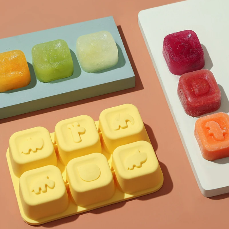 Large Whiskey Wine Ball Maker 6 Cavity Crystal Silicone Mold Round Circles Block Ice Cube Trays