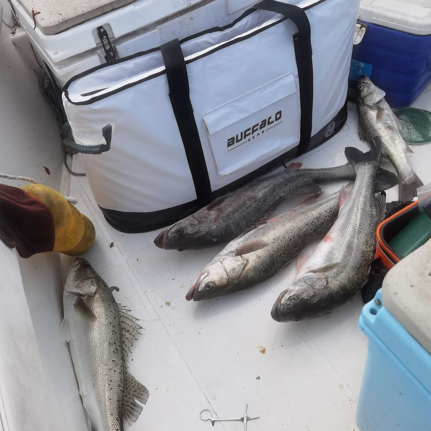 Buffalo Gear 40in 100L Bag Insulated Larger Leakproof Fishing kill Keep Ice Cold Fresh Portable Custom Fish Cooler Bag