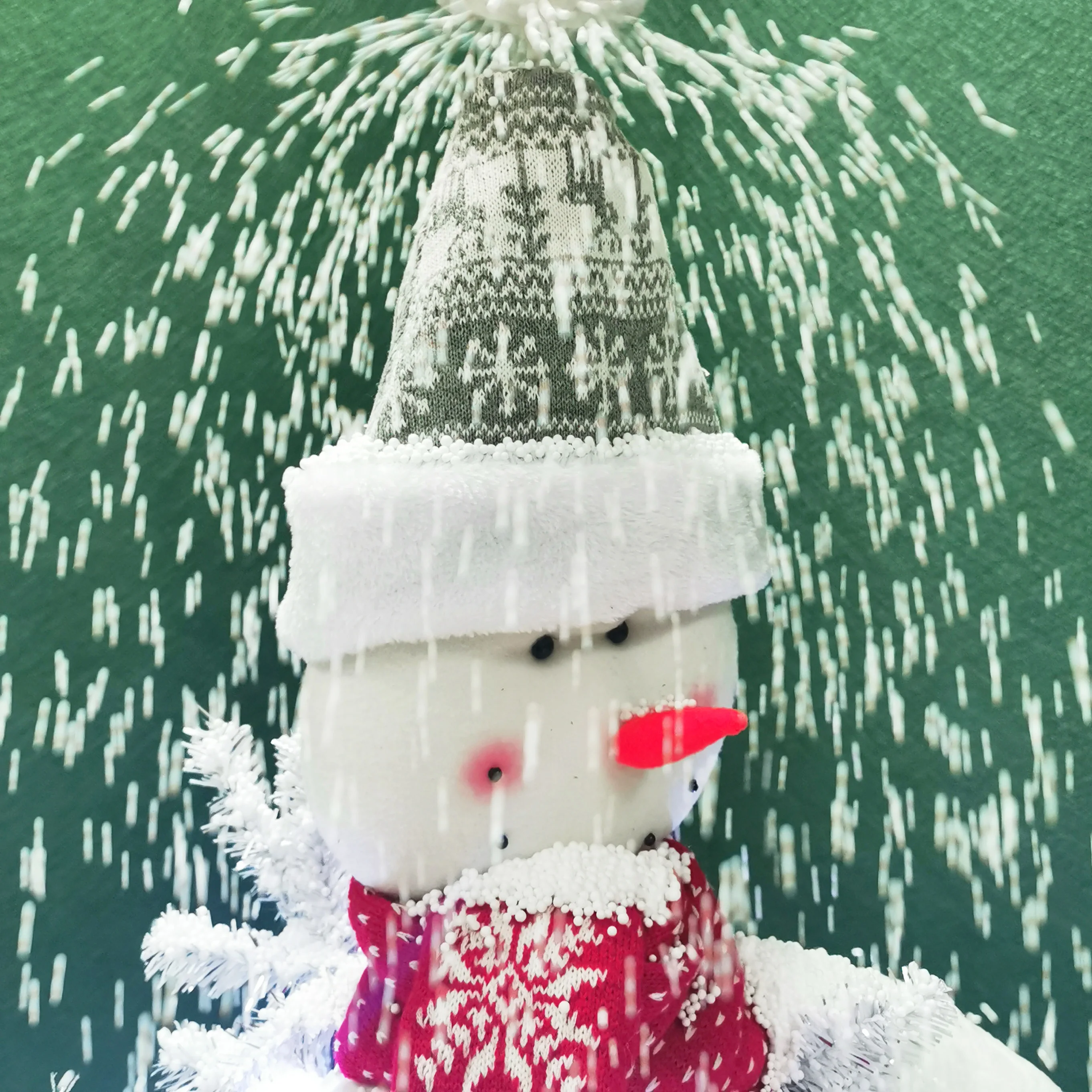 2023 newest Snowing Decorative light up snowman on the Christmas tree