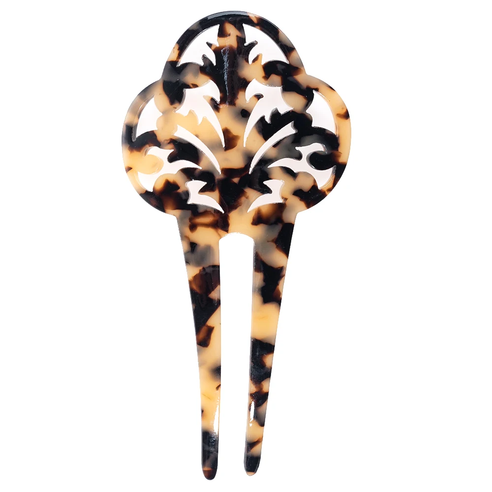 Vintage Hair Combs Women Colorful Acetate Hair Accessories Faux Tortoise shell Hair clips Flamenco dancers Headdresses jewelry