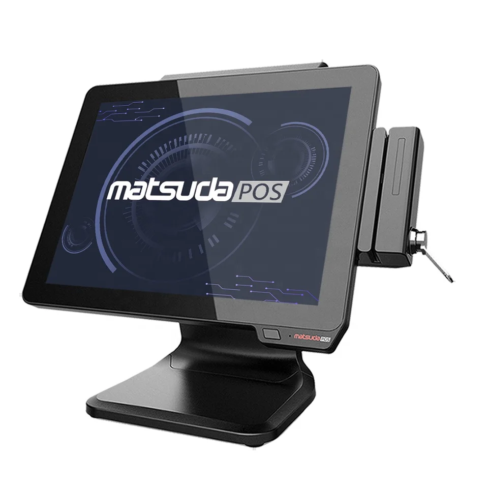 Matsuda POS ST9800 15inch все-в-одном машина электронный кассовый аппарат