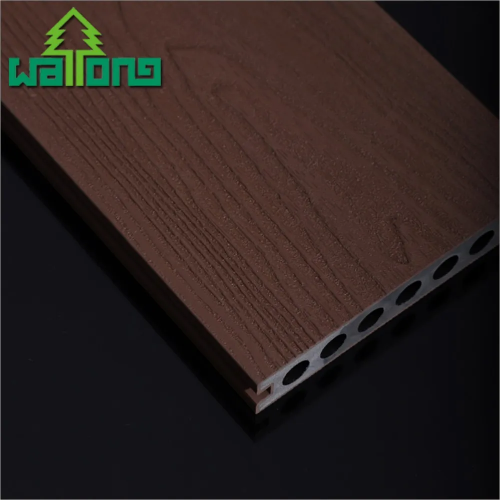 Super safe recycled white wood board lumber rubber wood plastic composite decking plastic lumber