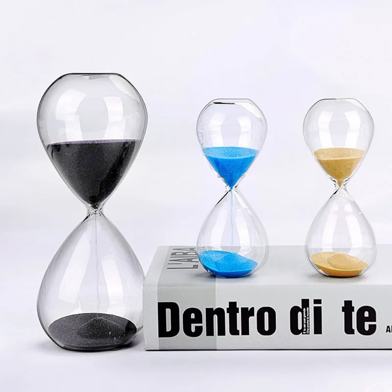 Wholesale White Half Hour Hourglass Timer Glass Sand Timers Hourglass