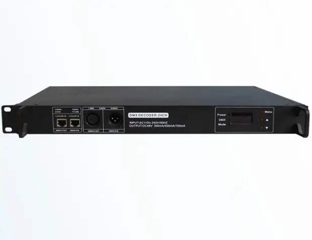 AC110-220V 24CH DMX Controller Constant Current 48V Ethernet DMX Controller DMX multi channel led controller RGBW