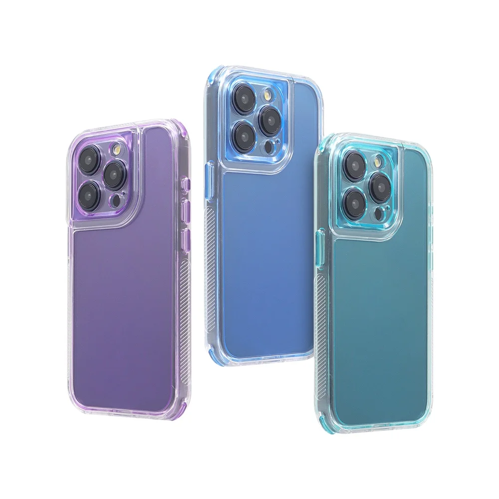 carcasas de celulares protector de pantalla para celular 2 in 1 acrylic tpu space phone case for ipnone 11 12 13 14 15 pro max