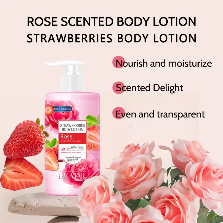 OEM Whole Body Skin Anti Aging Wrinkle Silky Touch AHA BHA Collagen Kojic Acid Brightening Body Lotion