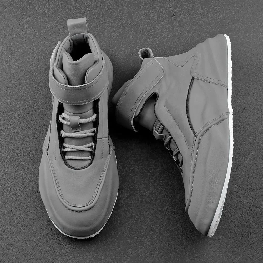 2024 Custom High Top Low Logo Brand Split Genuine Leather Manufacturer Women Men Private Label Casual Sport Shoes Sneakers