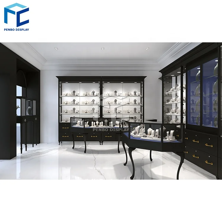 Pearl Jewelry Showcase Furniture Cabinet Jewellery Showcase Jewelry Showroom Display Cabinet Jewellery Shop Furniture Design