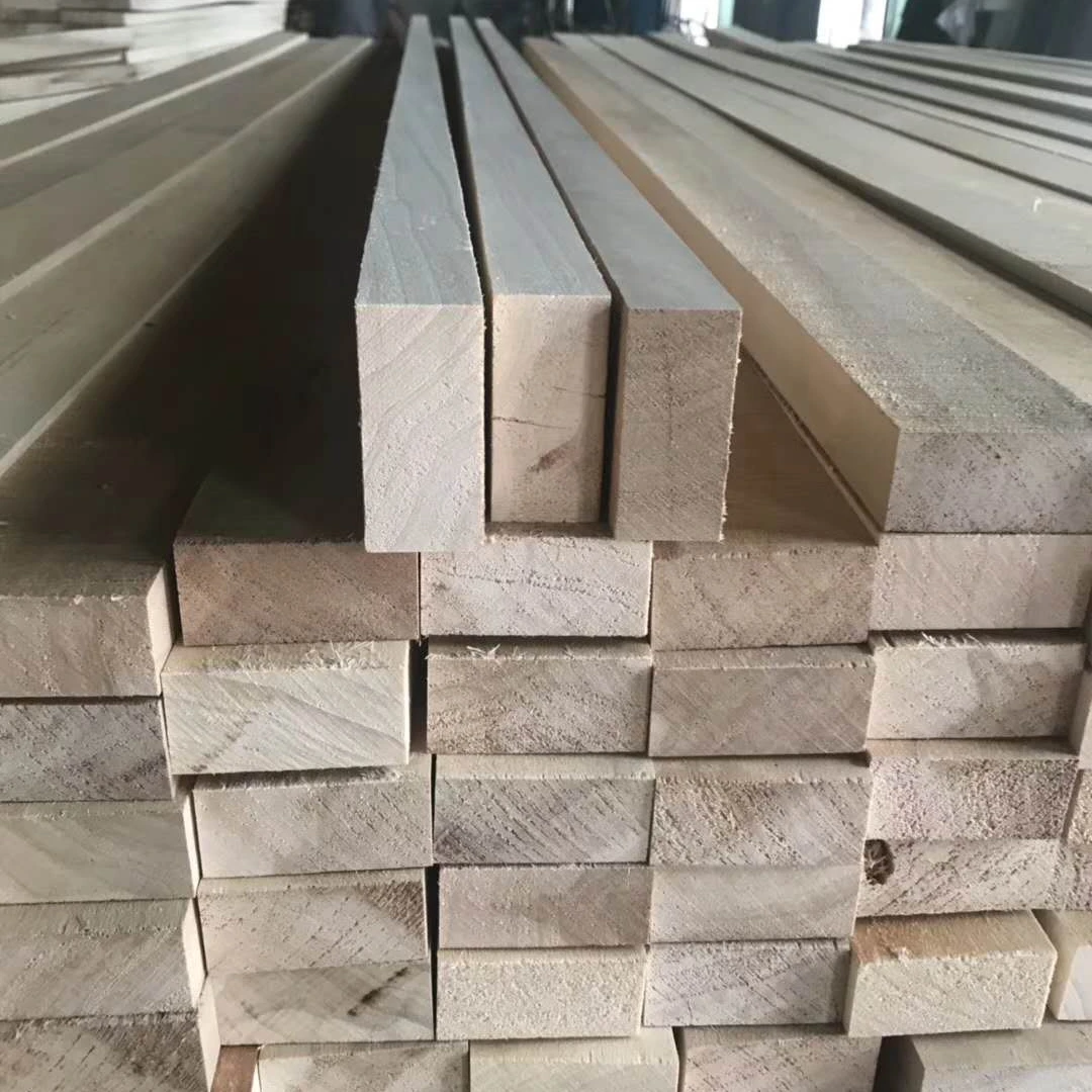 HOT Sell Cheapest Affordable Pine Poplar Larch Paulownia Oak Rubber Wood Lumbers Solid Wood Trustworthy