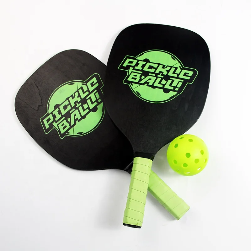 one color silk printing custom factory wholesale wooden competitive price pickleball paddle