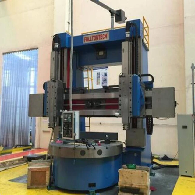 
FULLTONTECH C5240 Big Worktable Two Rams Manual VTL Table 4000mm with DRO 