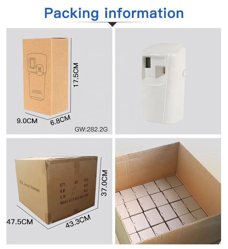 Popular LCD screen aerosol dispenser for home use