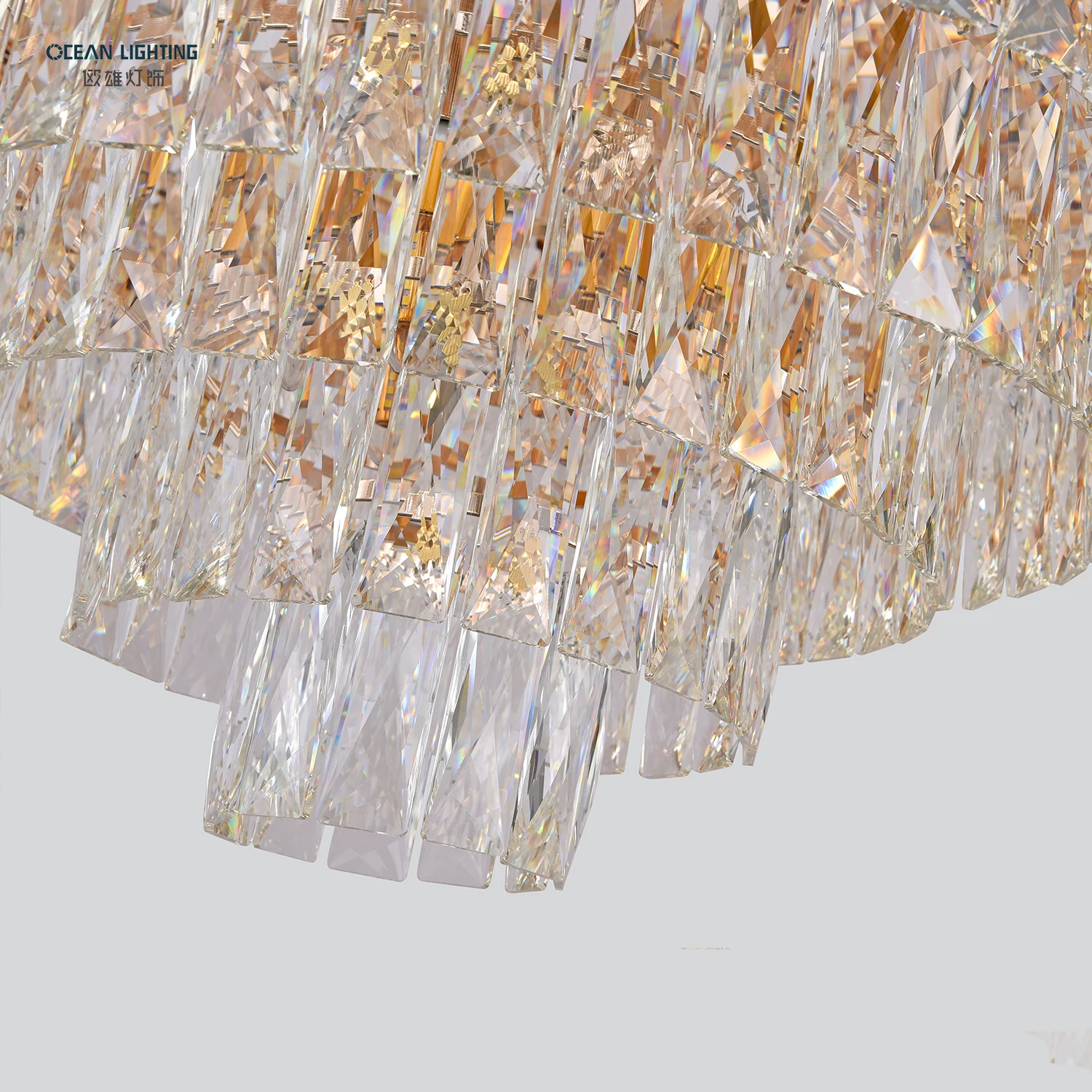 Европейская потолочная Подвесная лампа, роскошная светодиодная современная люстра цвета розового золота для кухни, лестницы, гостиной, 36 Вт