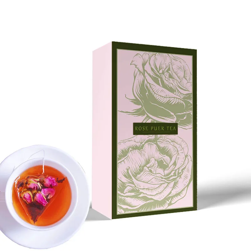Female Healthcare Product Heral Rose Puer Tea Clearing away Heat and Detoxification Tea Bags