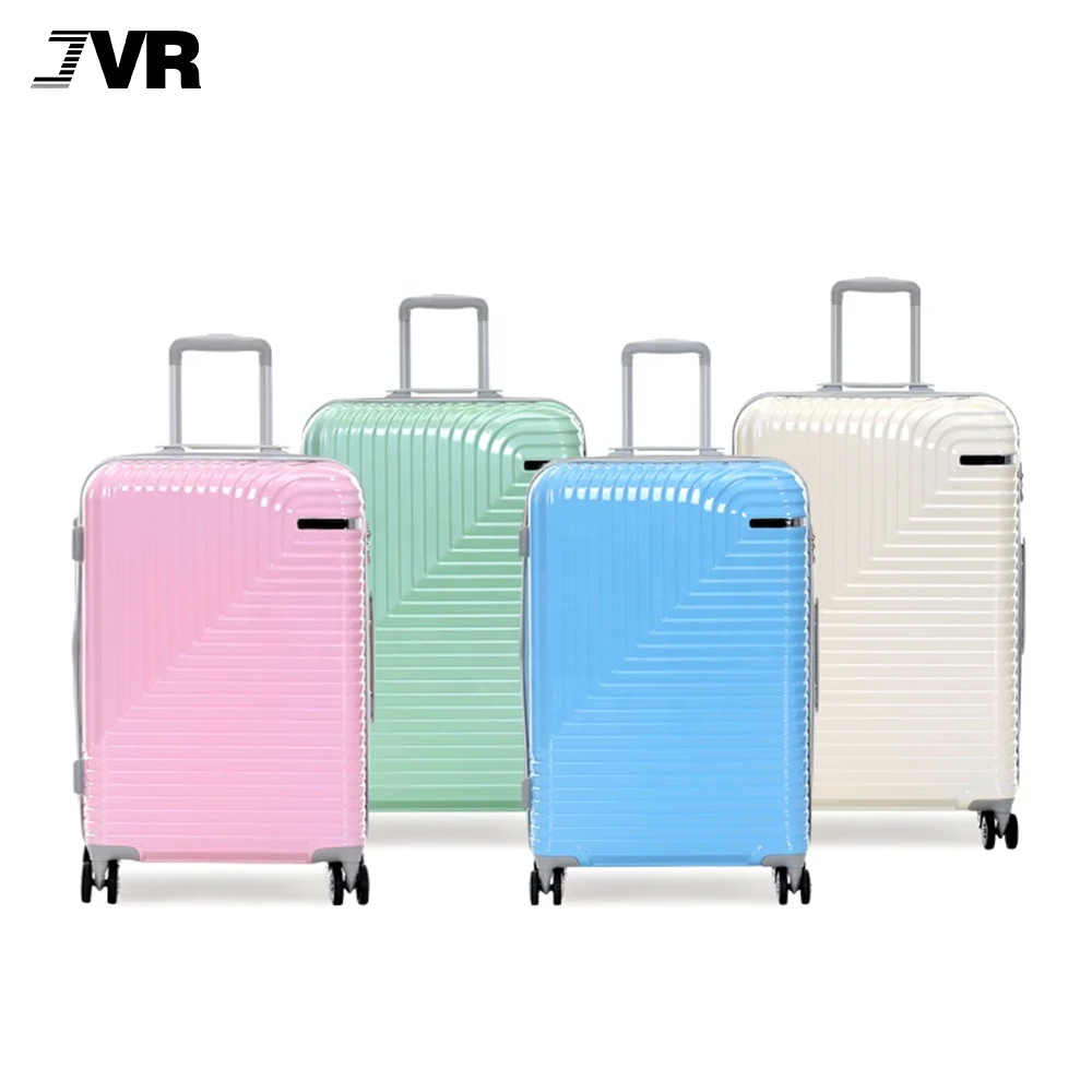 Недорогой чемодан JVR Яркий Модный комплект из 3 предметов для багажа АБС-пластика 20 24 28 дюймов на колесах