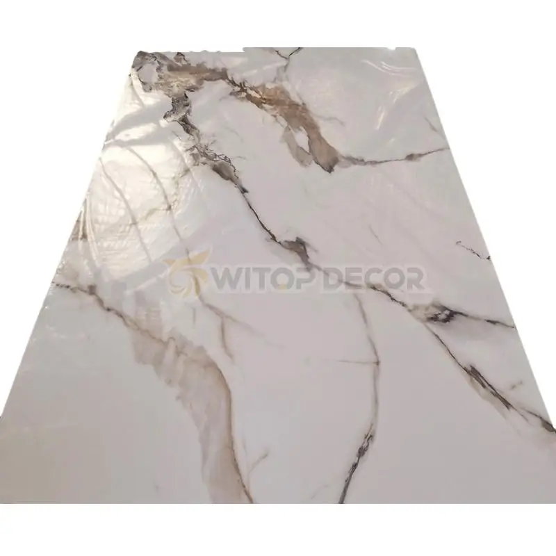 Eco-friendly uv sheet  UV marble sheet for indoor decoration in 1220*2440*3mm