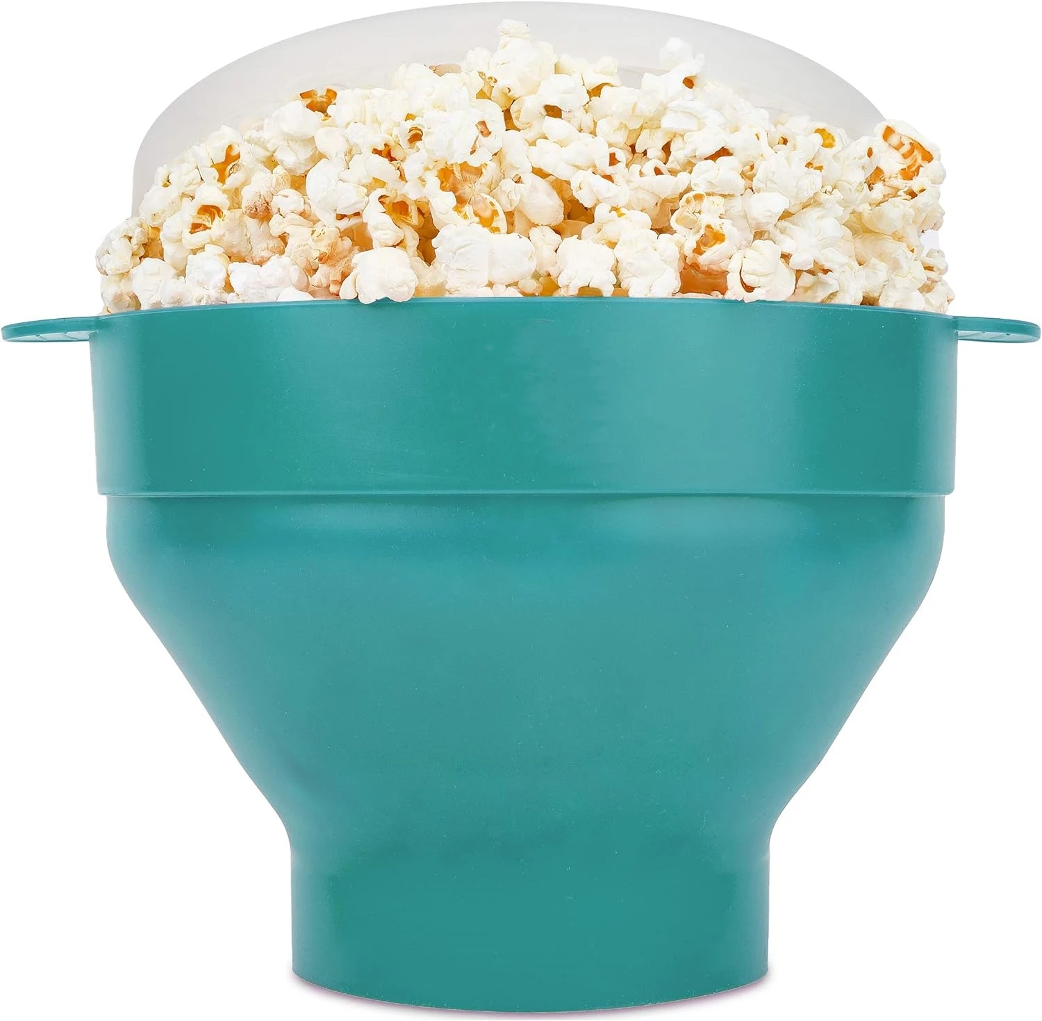 BPA Free Healthy Hot Air Popper Custom Logo Collapsible Bowl Microwave Popcorn Popper