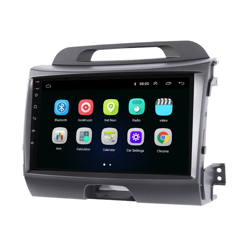 9 inch Double din Adroid car MP5 car radio Video player Product for KIA Sportage 3 2010-2016 Head Unit no dvd player