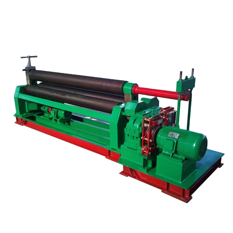 8x3000 Semi-Automatic Mechanical Rolling Bending Forming Machine for 8MM Thickness Metal Plate Processing Production Tool Sale
