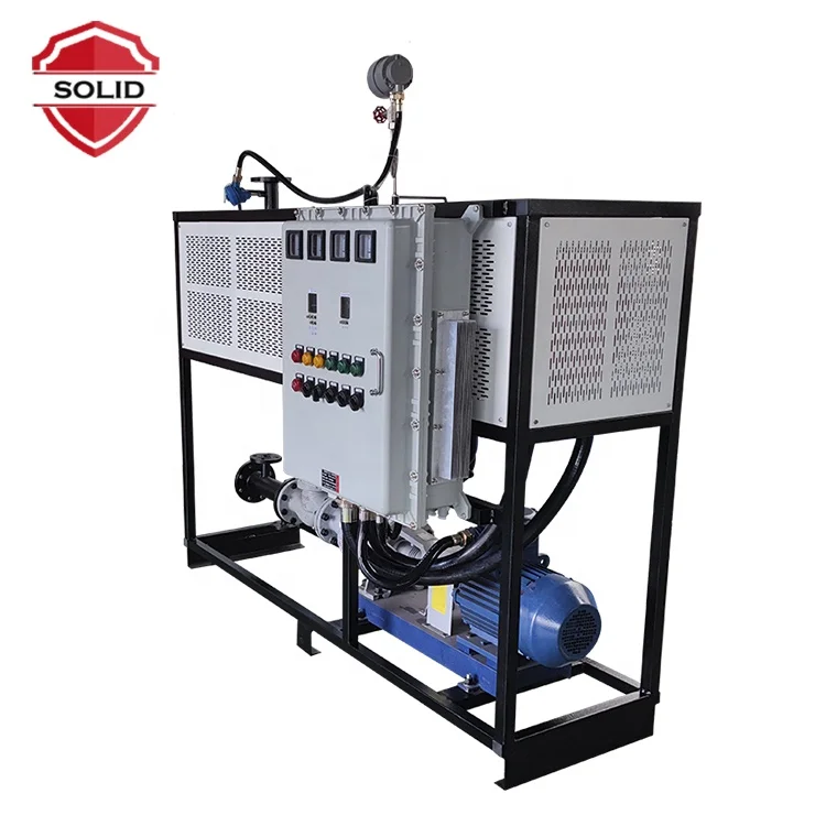 High technological standards Flange connection hot oil electric heater for Building heating