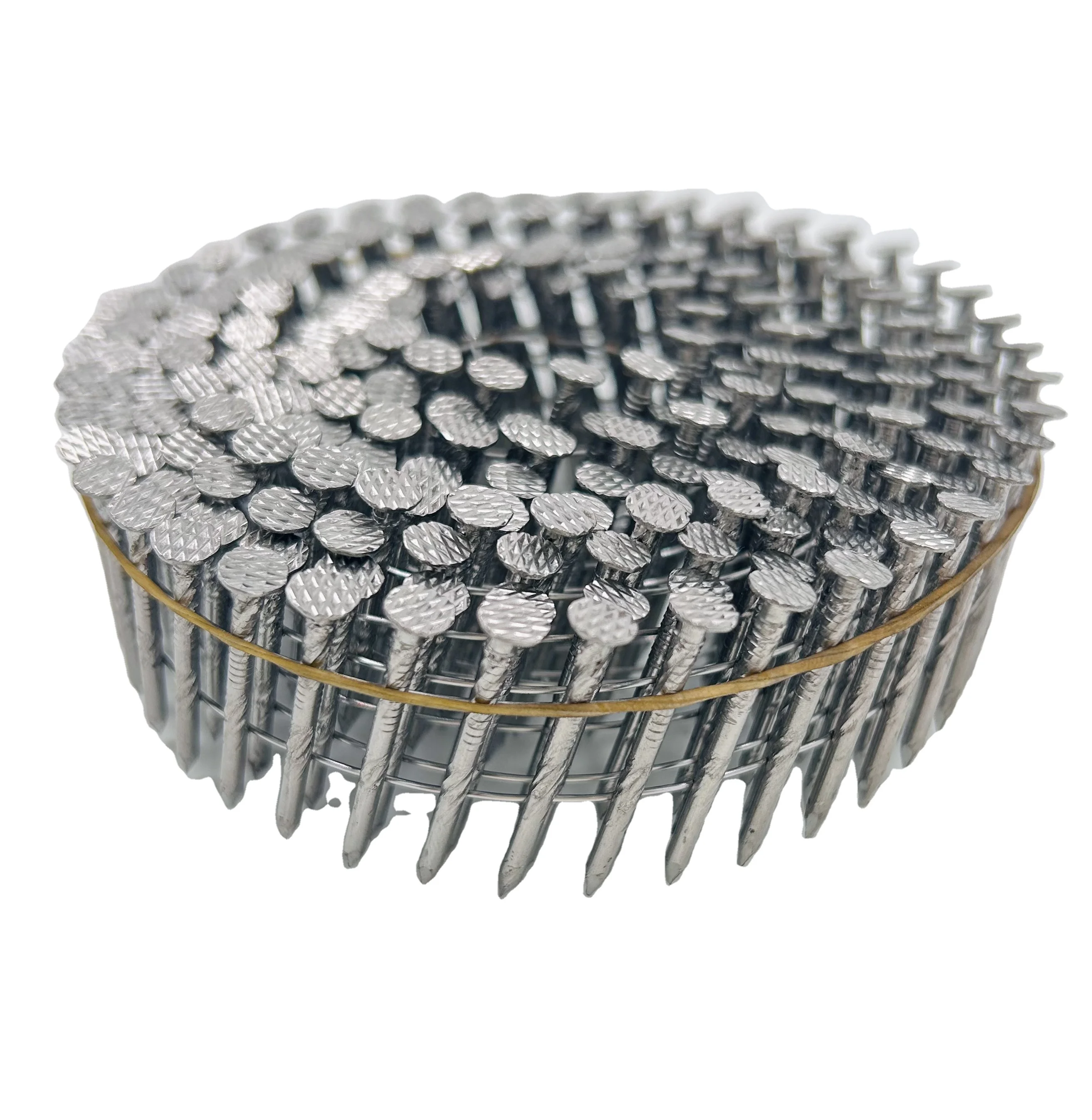 15 Degree Coil Nails Electric Galvanized Hot Dipped Galvanized Coil Nails for Woodworking