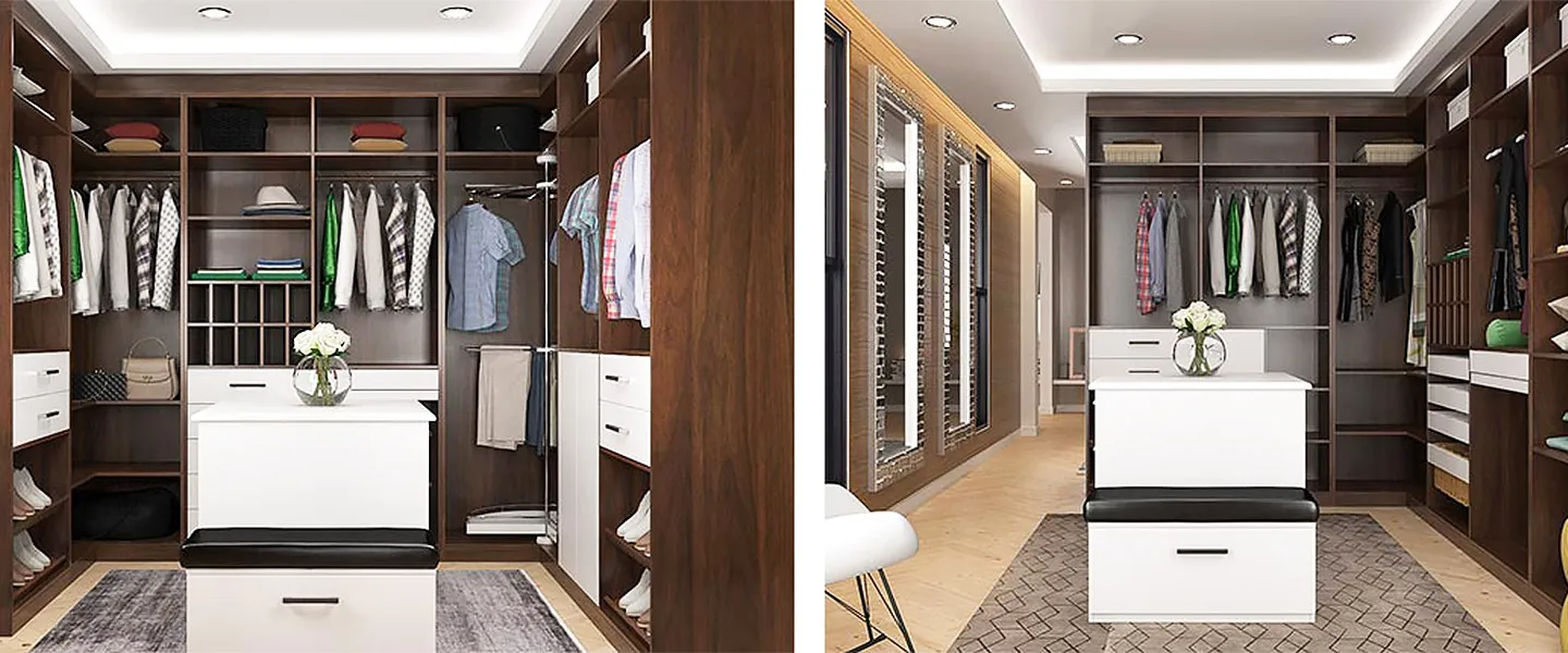 OPPEIN Factory Price Free 3D Design Modern Humanized Design Two Storey Villa Home Furniture Set