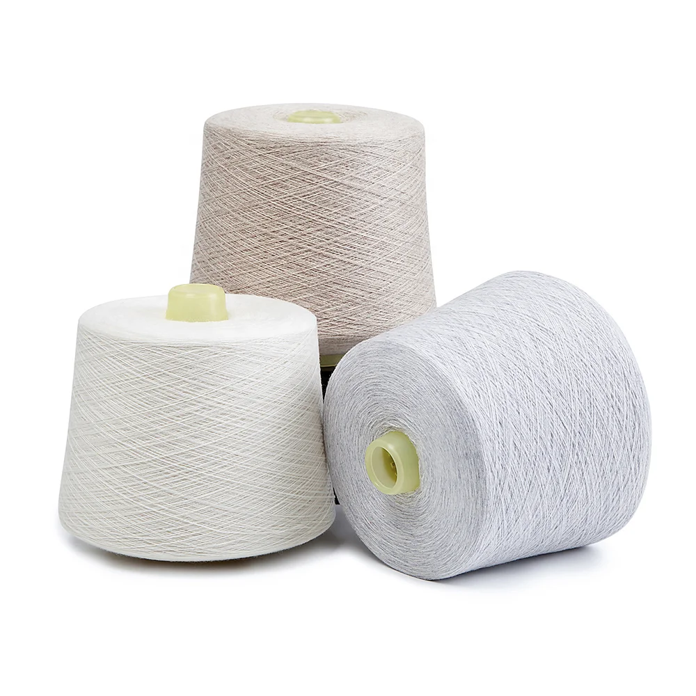 6% Wool 20% Lyocell 25%Acrylic 20% Nylon 29% PBT Wool Lyocell Core Spun Dyed Knitting Yarn