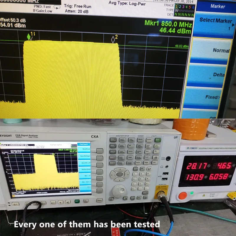 50W 433MHz VHF High Power Amplifier RF Module Anti Counter Module