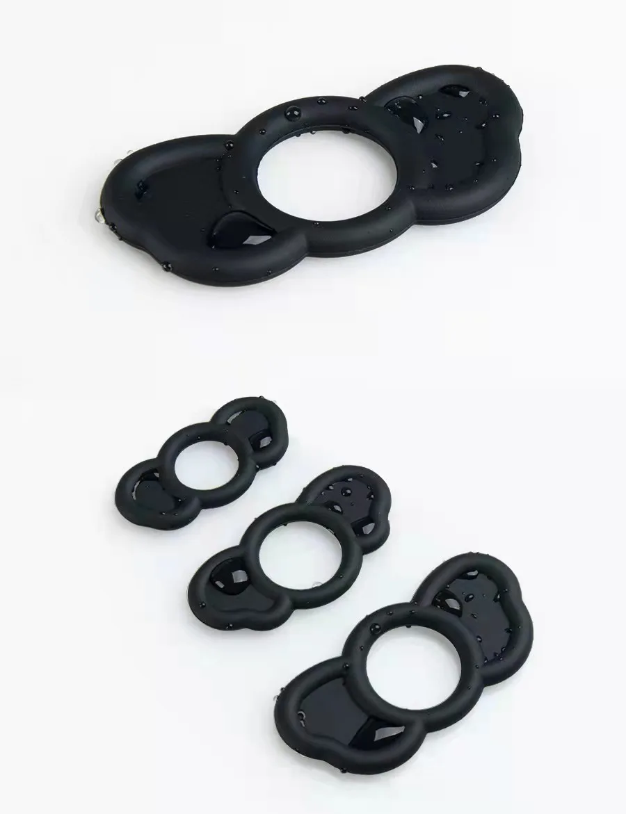 3 pcs Adult Elephant cock Rings Silicone Penis Rings for  Men  Delay  Rings  Sex Toys For Male