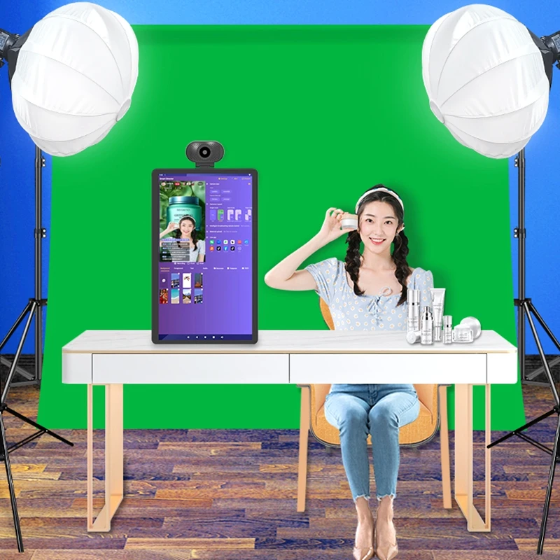 Factory Best Price New S3 15.6 Inch Desktop Smart Facebook YouTube Live Streaming Machine TikTok Live Streaming Equipment Kit