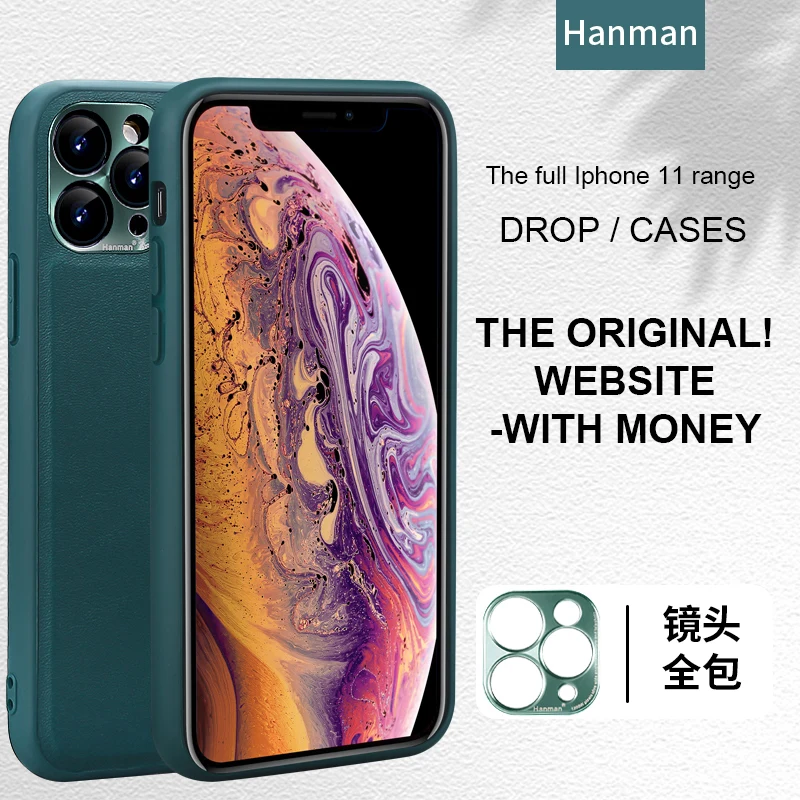 
Custom Recycled Eco Friendly Soft Handphone Mobilephone Cover Leather Phone Case For IPhone 11Pro Max Case 