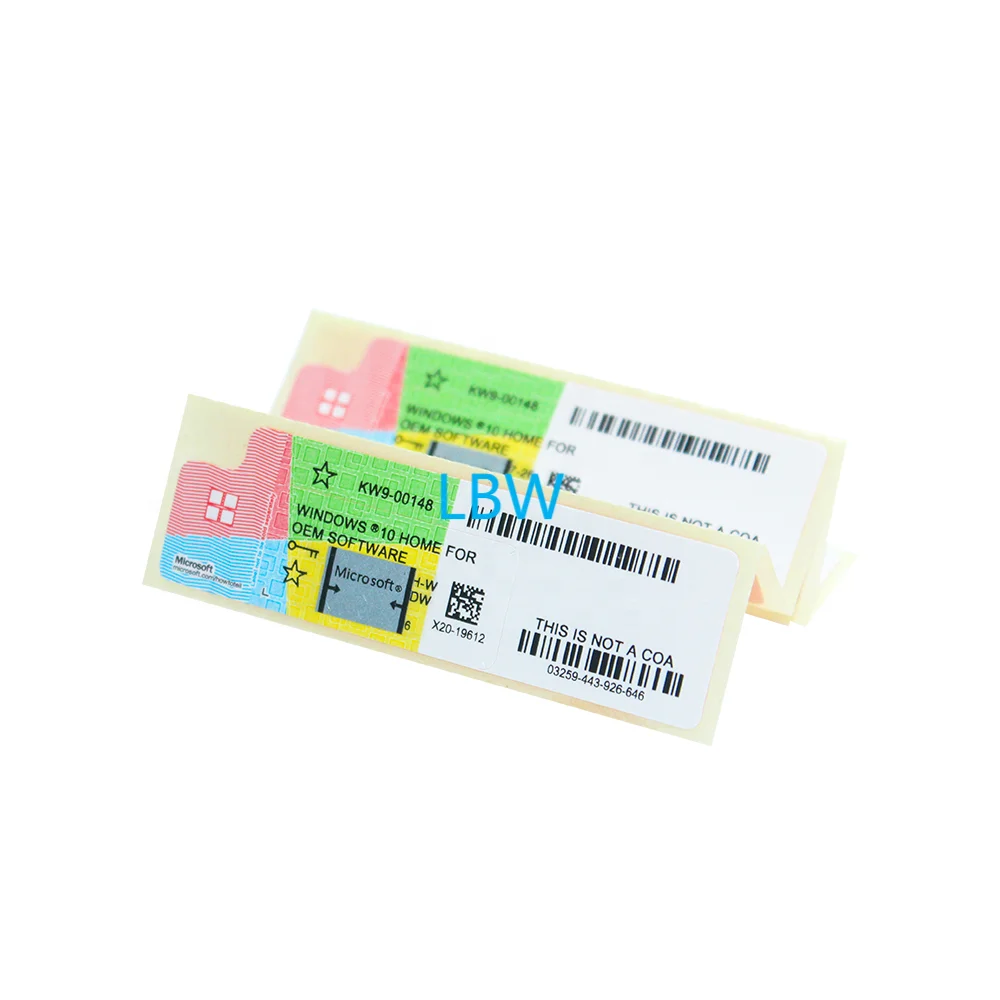 Windows 10 профессиональная Windows 10 Pro COA наклейка розничный ключ 6 месяцев Гарантия Бесплатная доставка DHL операционные системы поддерживается M